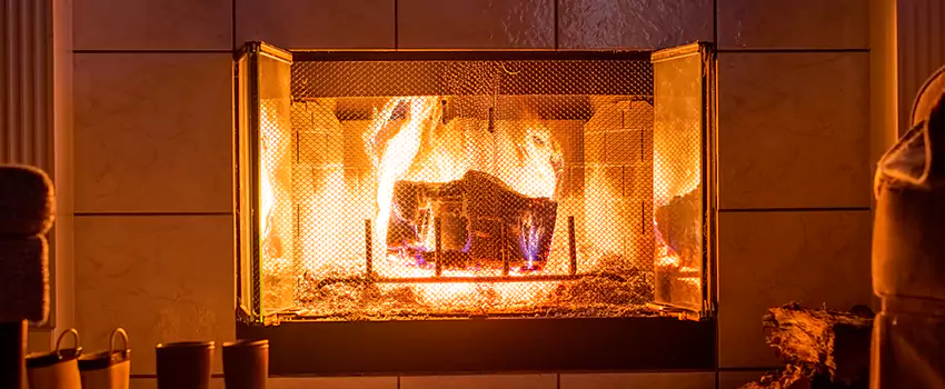Mendota Hearth Landscape Fireplace Installation in Dumas, Texas