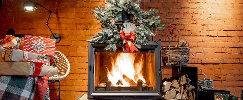 Travis Industries Linear Gas Fireplace Installation in Dumas, Texas